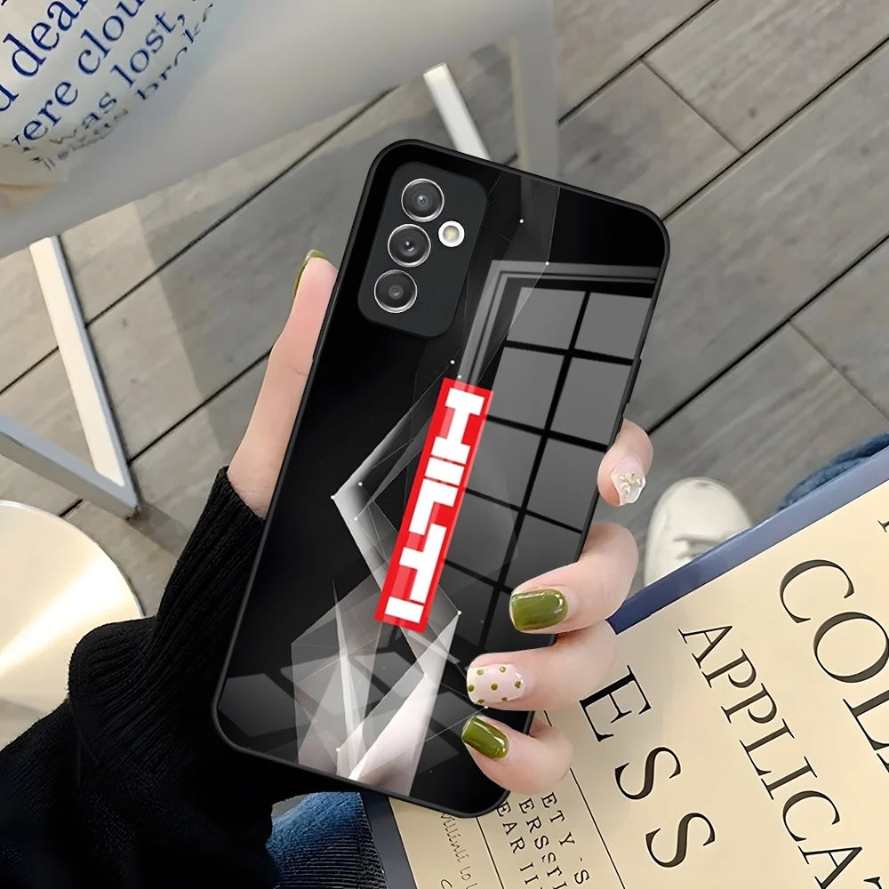 MINISO Toolbox Brand Hilti Tools Phone Case For Samsung A52 A71 A21 A54 A20 A12 Galaxy A34 A14 A32 Glass Cover