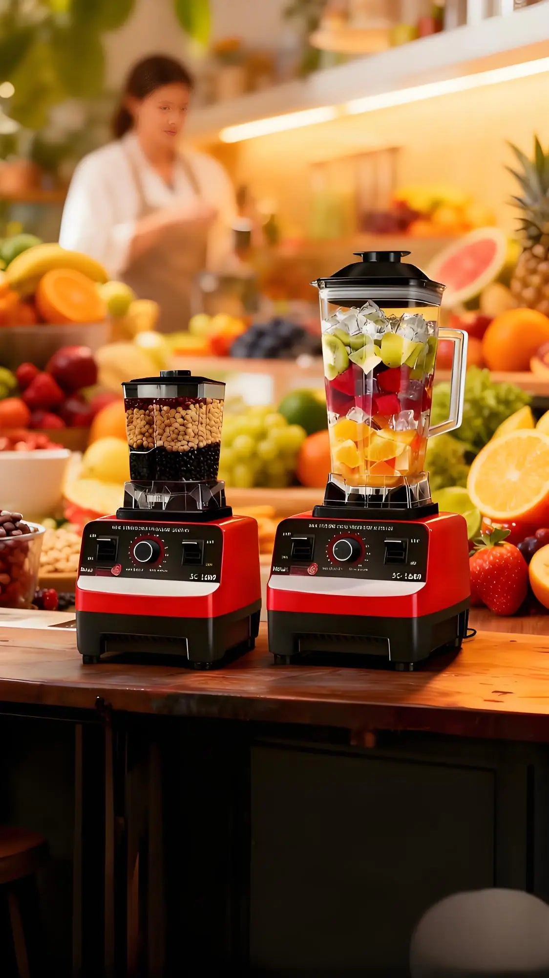 Safe BPA-Free Blender with Jar – Great for Smoothies & Beverages, Comes with 6 Useful Tools