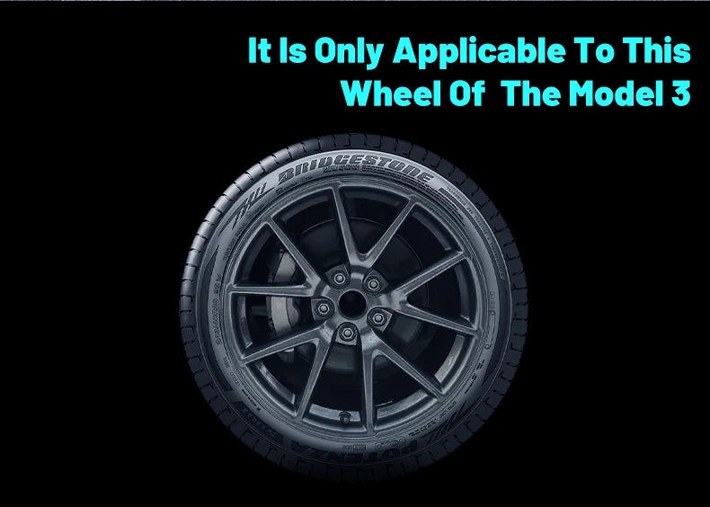 4PCS 18 Inch HubCap for Tesla Model 3 2017-2023 Arachnid Style Automobile Hubcap Replacement Wheels Cover Full Rim Accessorie