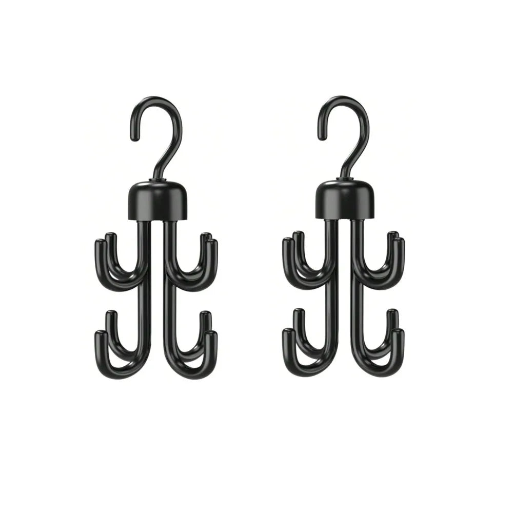 Multifunctional Closet Hook, Rotatable Hanging Organizer Closet Clothes Hangers Handbags Storage Hooks