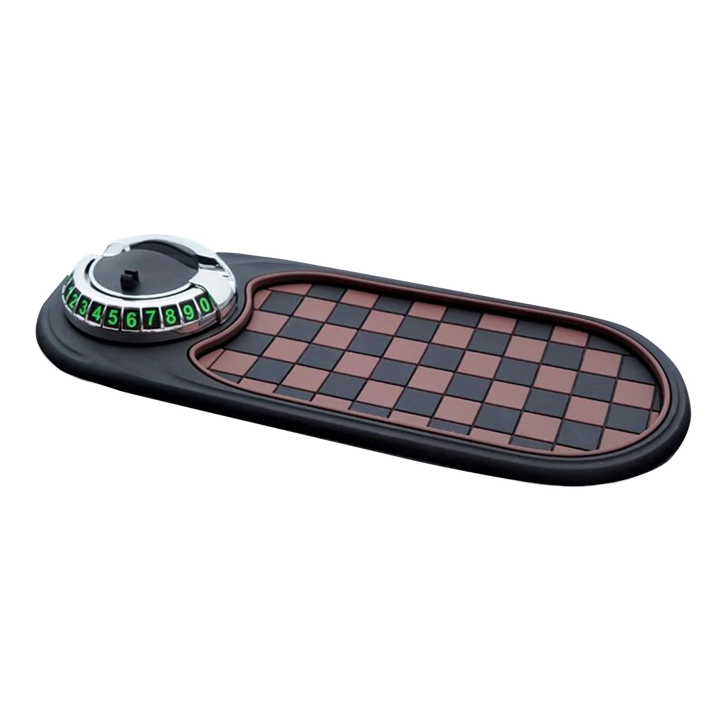 Car Anti-Slip Mat Auto Phone Holder Adjustable Phone Holder with Inner Spring for Phones Keys Gadgets Small Items