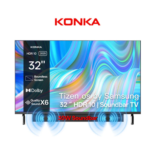 KONKA Smart TV With Tizen OS HDR10 Immersive Audio