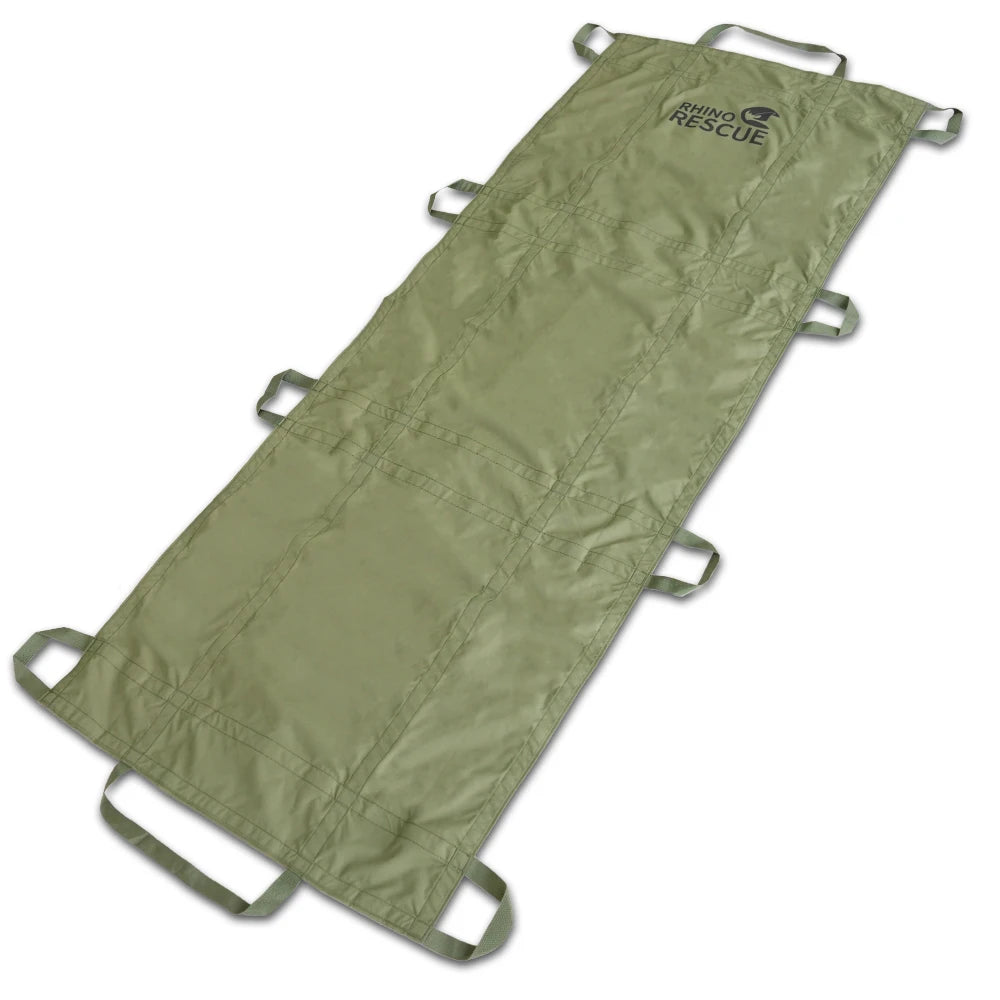 RHINO RESCUE Disposable Emergency Stretcher Portable Rescue Litter for Outdoor Camping First Aid Kit IFAK