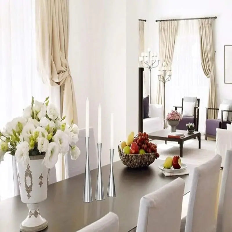 Elegant Metal Candle Holder Stand For Home Centerpiece Decor