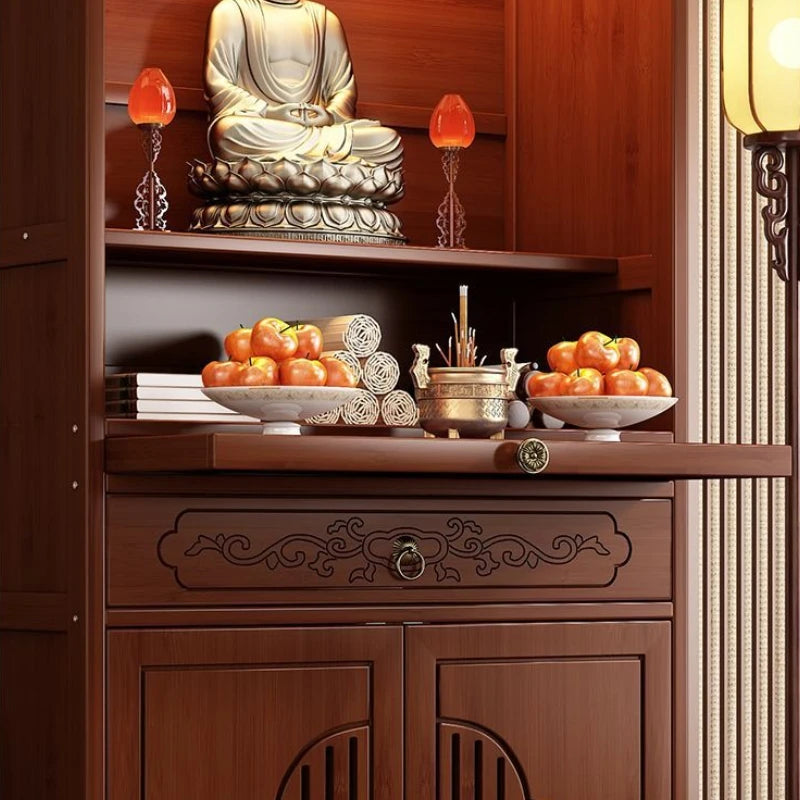 Non-solid Wood Living Room Cabinets Incense Stand Household Buddha Altar Living Room Cabinets Chinese-style Furniture Kast JTC