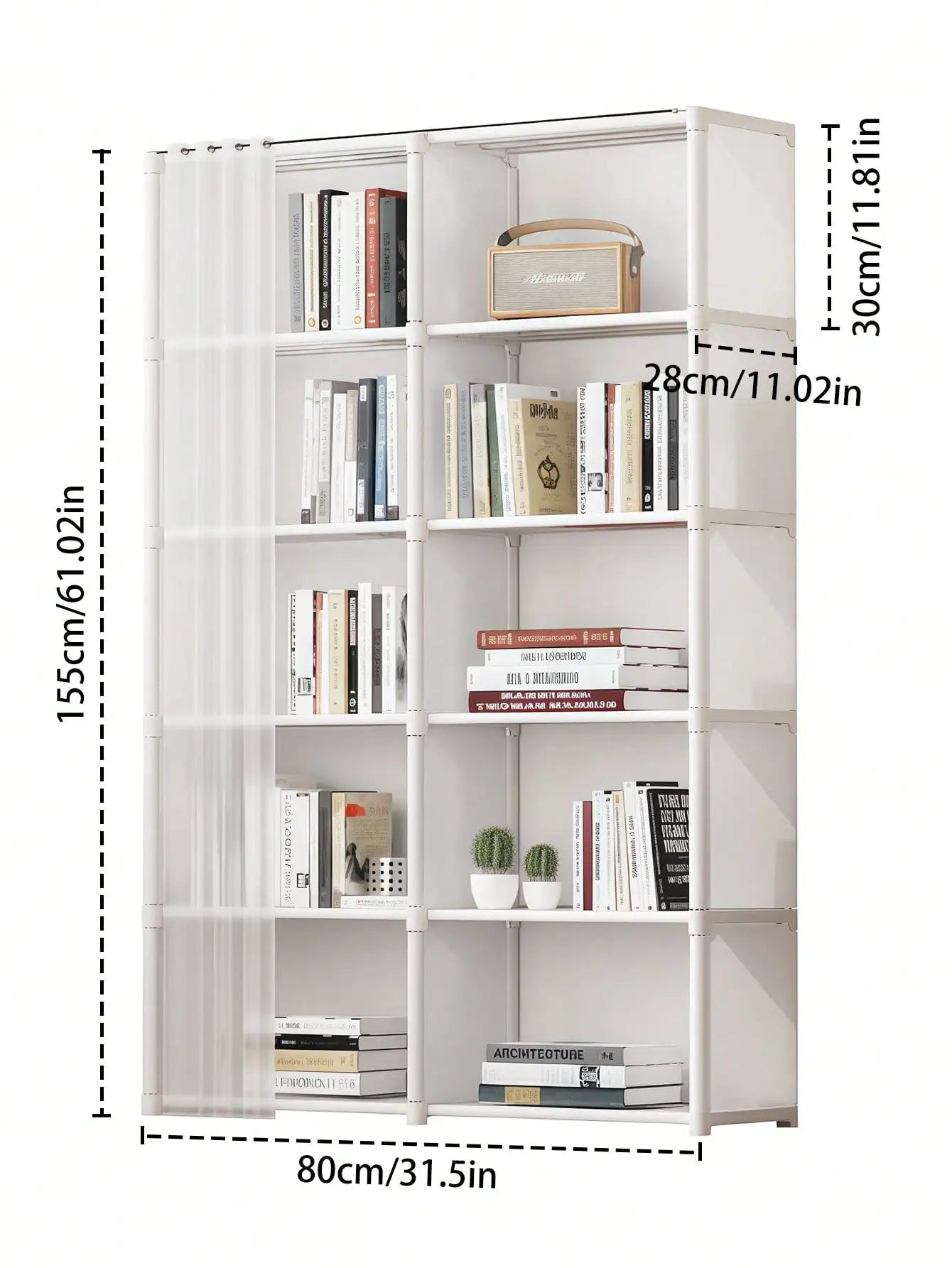 Easy-Assemble Dustproof Storage Rack & Wardrobe for Home & Office