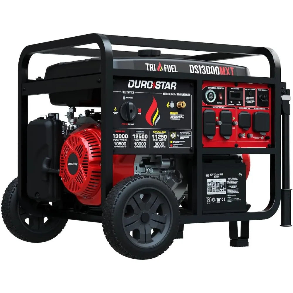 Best Selling 13000W 500cc Tri Fuel Portable Generator Gas Propane Natural Gas Remote Electric Start Home Power Backup