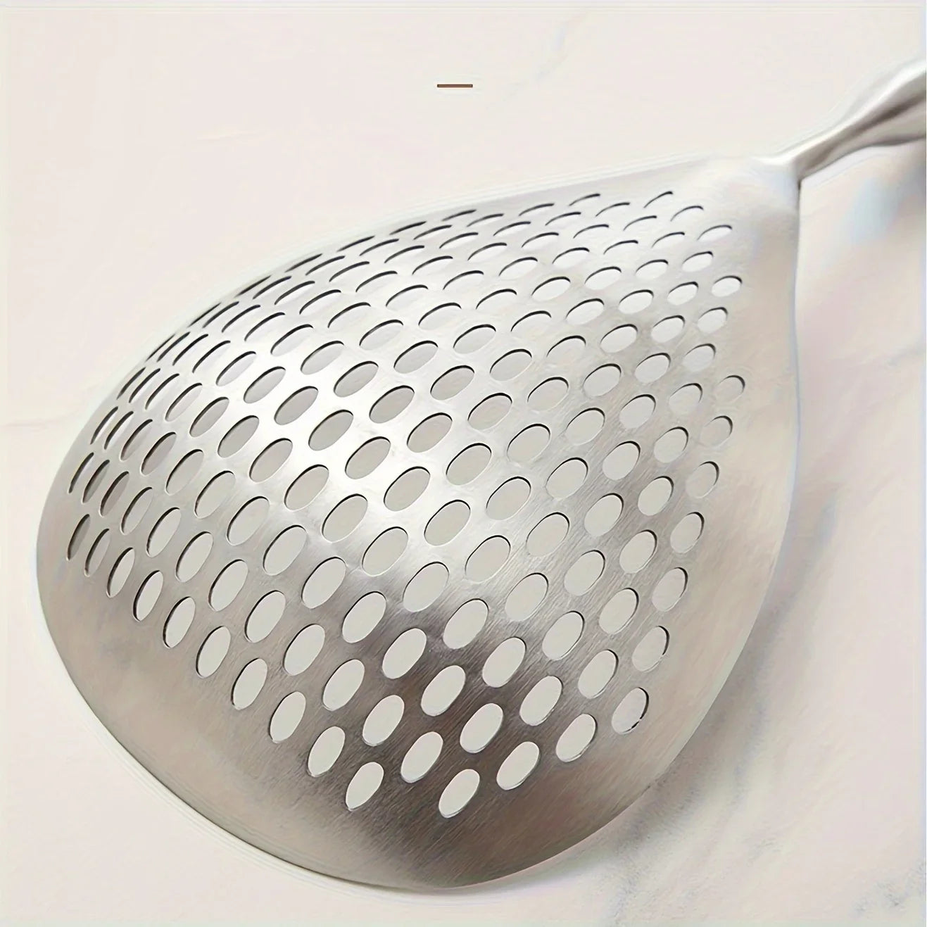 201 Stainless Steel Kitchenware Cooking Strainer with Wood Handle Pepper Seasoning Colander Sieve Utensils Filter Scoop Spoons