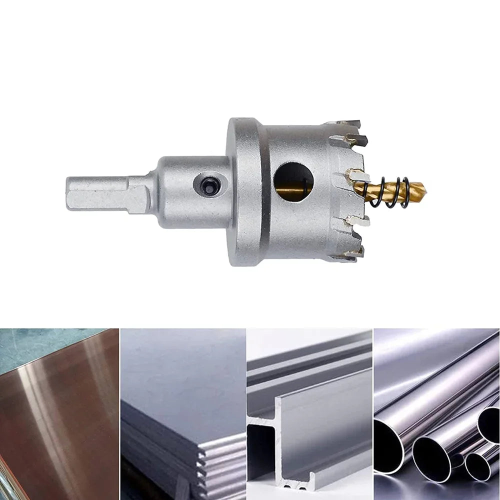 10Pcs Metal Hole Saw Set 16-54mm 5/8" - 2 - 1/8" Metal Steel Hole Saw Drill Bit for Woodworking Metal Cutter Tools