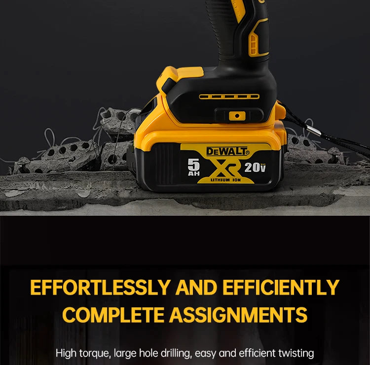 Dewalt DCD796 Compact Cordless Brushless Impact Drill LED Light Powerful Multi-functional Electric Power Tool 20V Battery