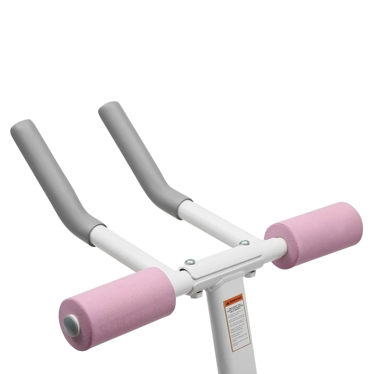 Ab Trainer Machine with LED Display, 3-Level Adjustable Abdominal Workout Equipment with Dual Arc Track, Foldable Core Trainer for Home Gym, Pink