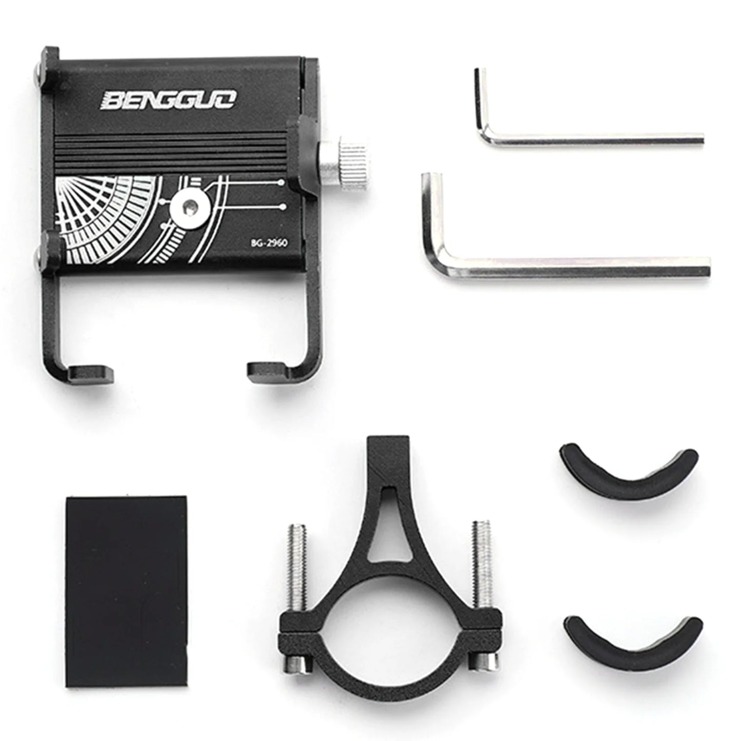 Bicycle Phone Reliable Mount Aluminium Alloy MTB Phone Mount Stand Adjustable Bike Phone Nonslip Holder Fixed Navigation Bracket