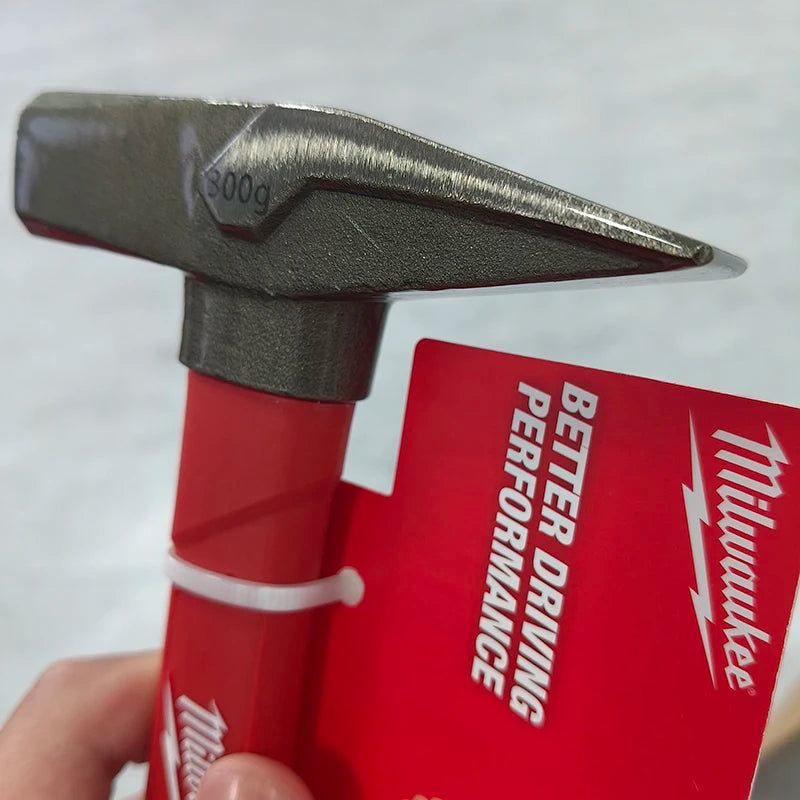 Milwaukee 4932478662 300g Engineers Hammer Fiberglass Anti-slip Grip Machinist Cross Pein Hammer
