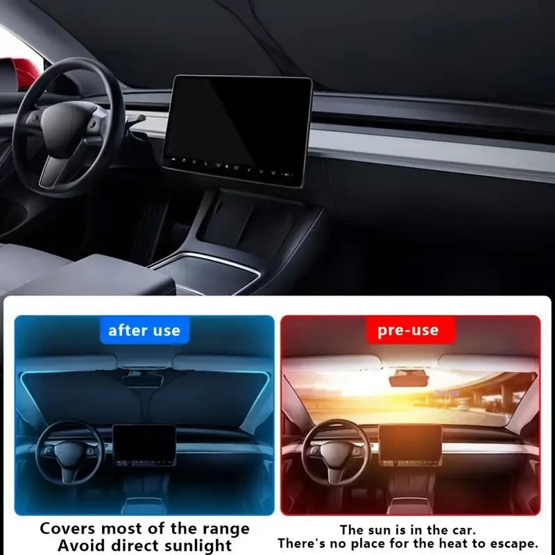 Car Window Sunshade Cover Sun Shade Windshield Visor Protector Windscreen Folding Auto UV Protection Curtain Styling Accessories
