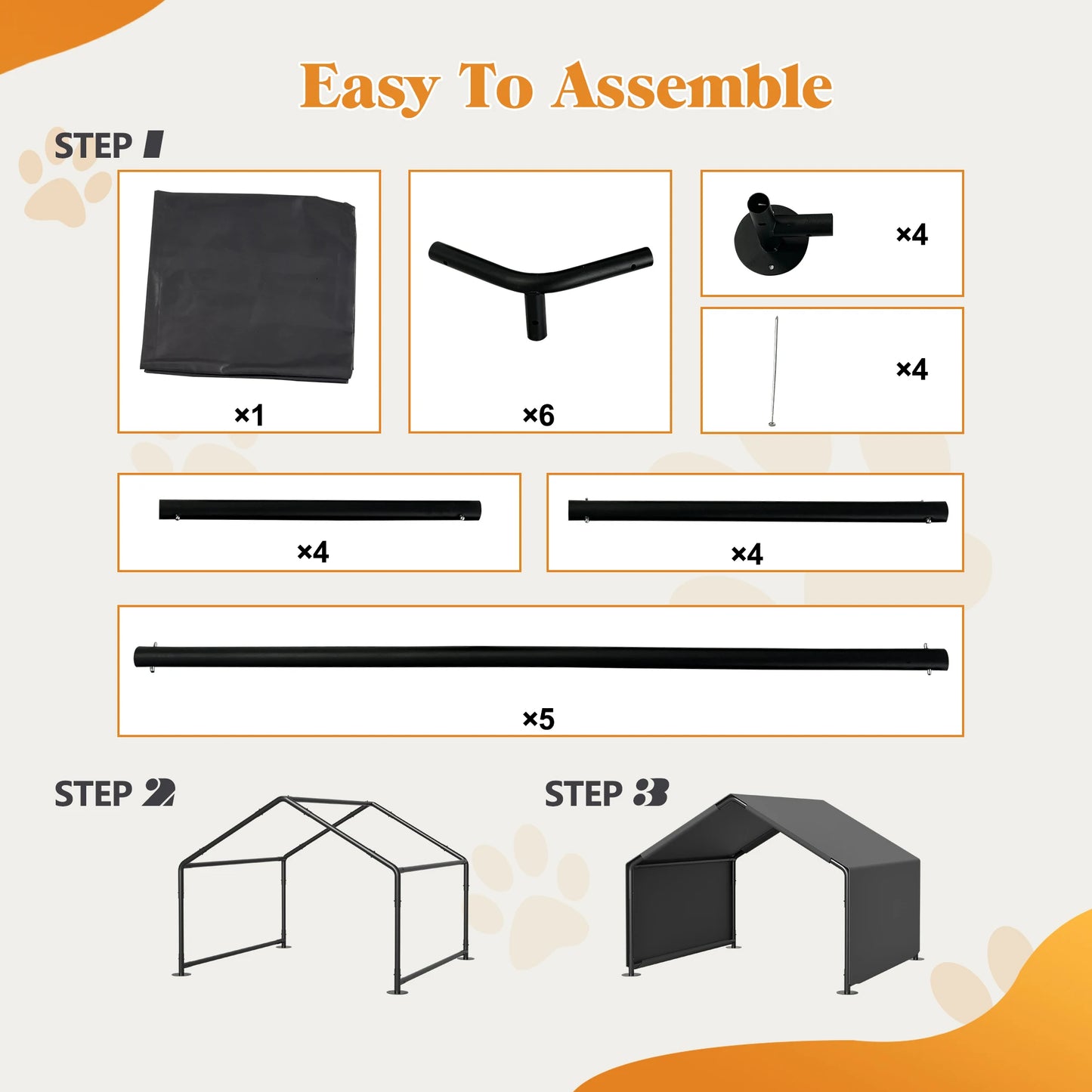 Portable Dog Shade Shelter Tent for Outdoor Protection