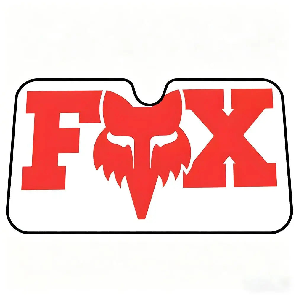 Sun Visor Car Windshield Sunshade  Foldable Automotive  Protection Sun Block Cover spoof FOX Racing