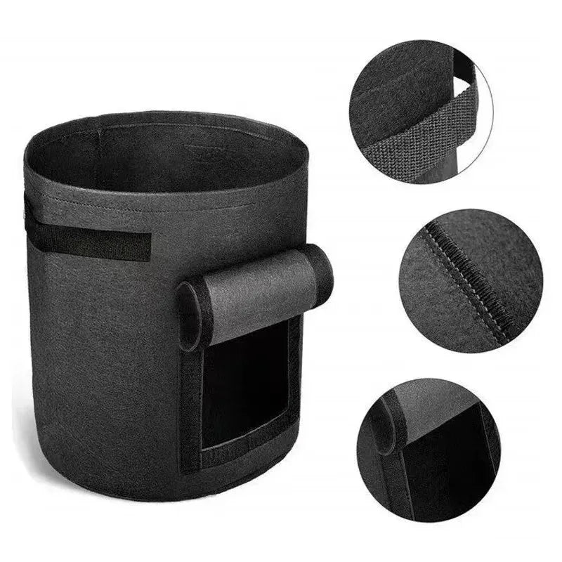 3Styles Felt plant grow bags nonwoven fabric garden potato pot greenhouse vegetable growing bags moisturizing vertical tools