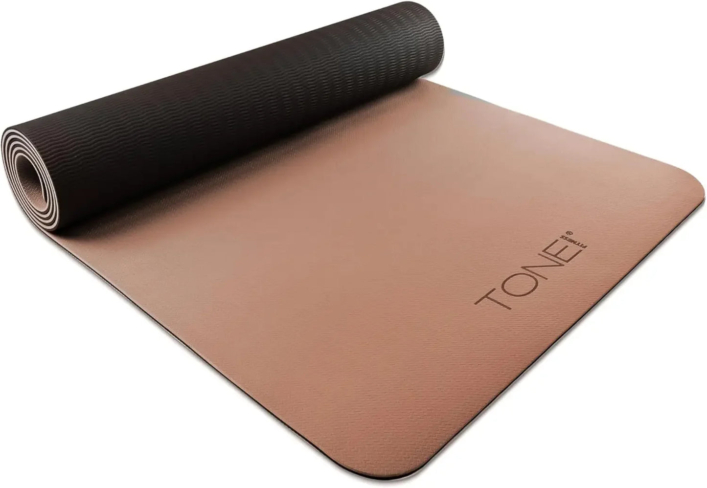 Non Slip Yoga Mat 1/4" Thick Exercise & Pilates Mat for Home Workouts with Carrying Strap