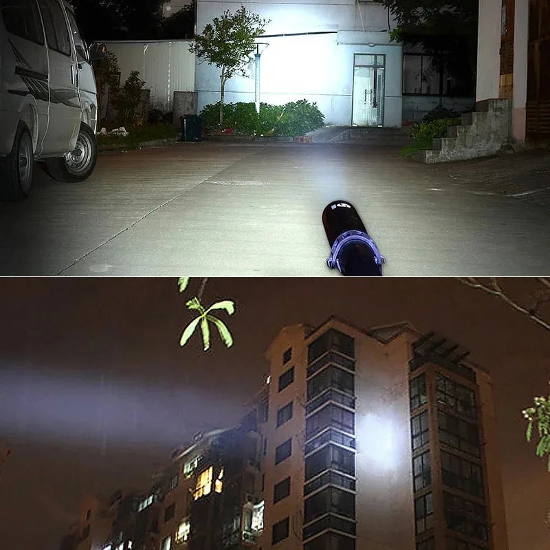 High Lumen Led Flashlight Self Defense Baseball Bat Security Outdoor Emergency Personal Defense Tool