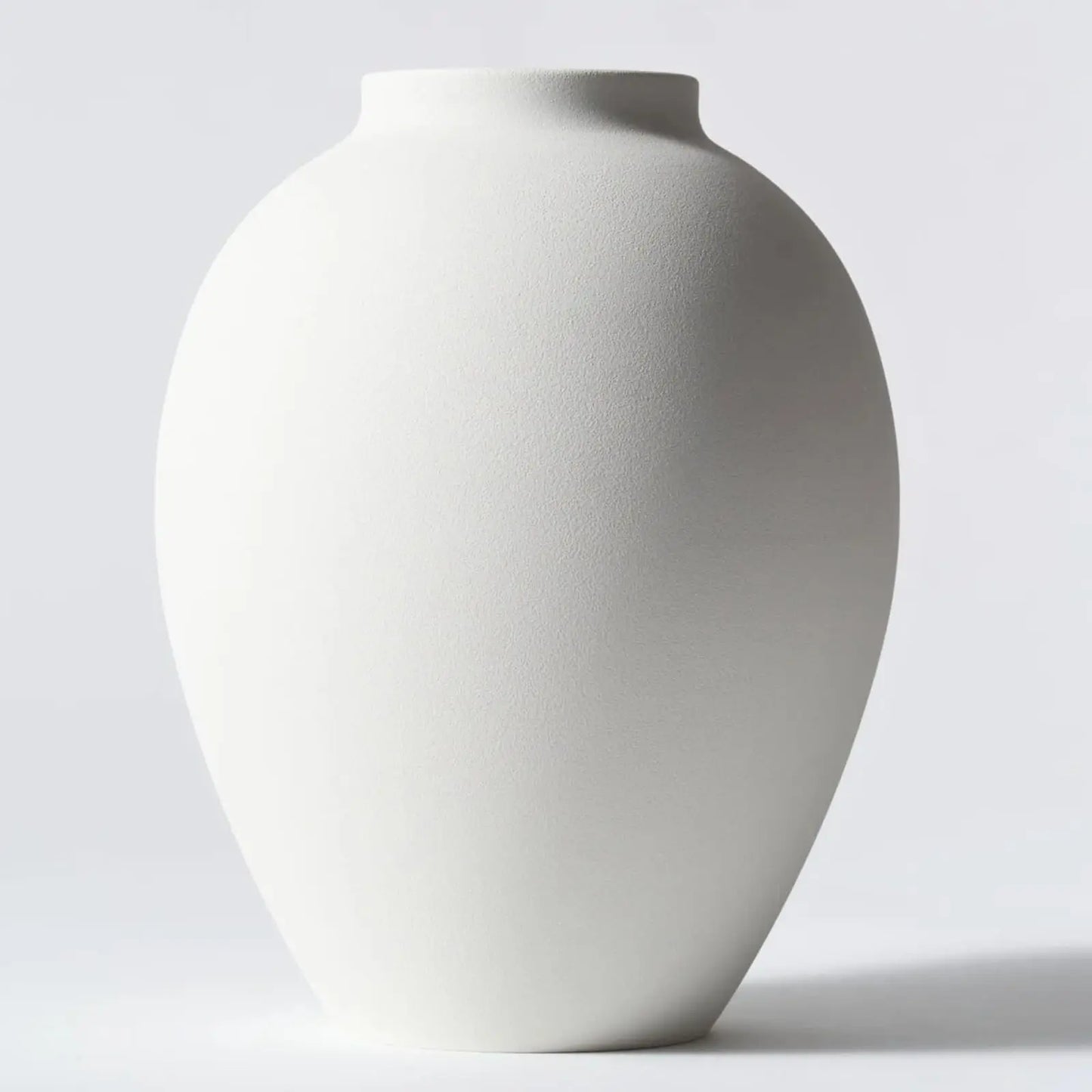 Large Black Vase for Flowers Decor Living Room - 8.6in Tall, Matte Black | Arlo Vase For Dining Coffee Table Centerpieces, Wabi Sabi Decor, Big Decorative Modern Vase