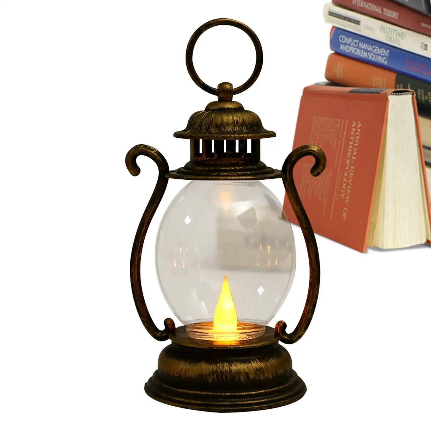 Retro Desk Lamp Battery Powered LED Retro Portable Lantern Home Decor Lights LED Tent Light For Living Room Patio Festival Decor