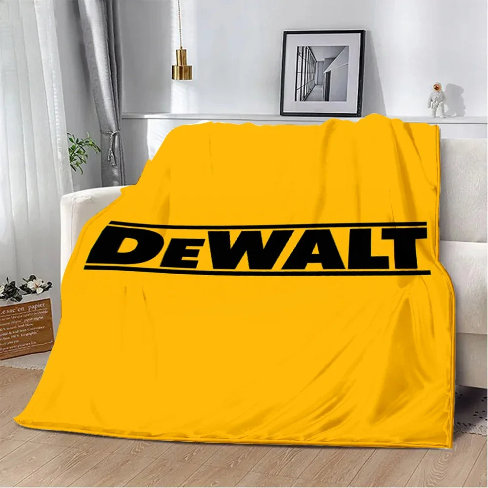 Dewalts Impresso Cobertor para Piquenique, Quente e Macio e Confortável, Viagem Doméstica e Presente de Aniversário, Excelentes