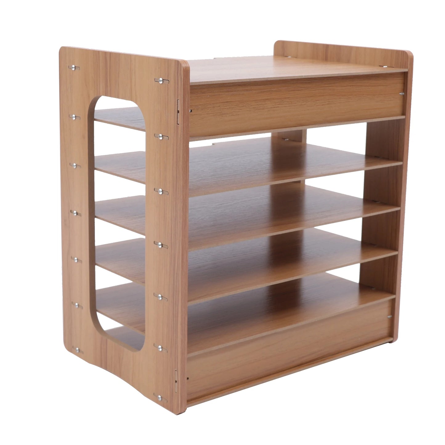 7Tier Widen Wood Office Paper Organizer for Desk Desktop File Holder Desk Letter Tray & A4 Paper Sorter 36*25*38.5cm