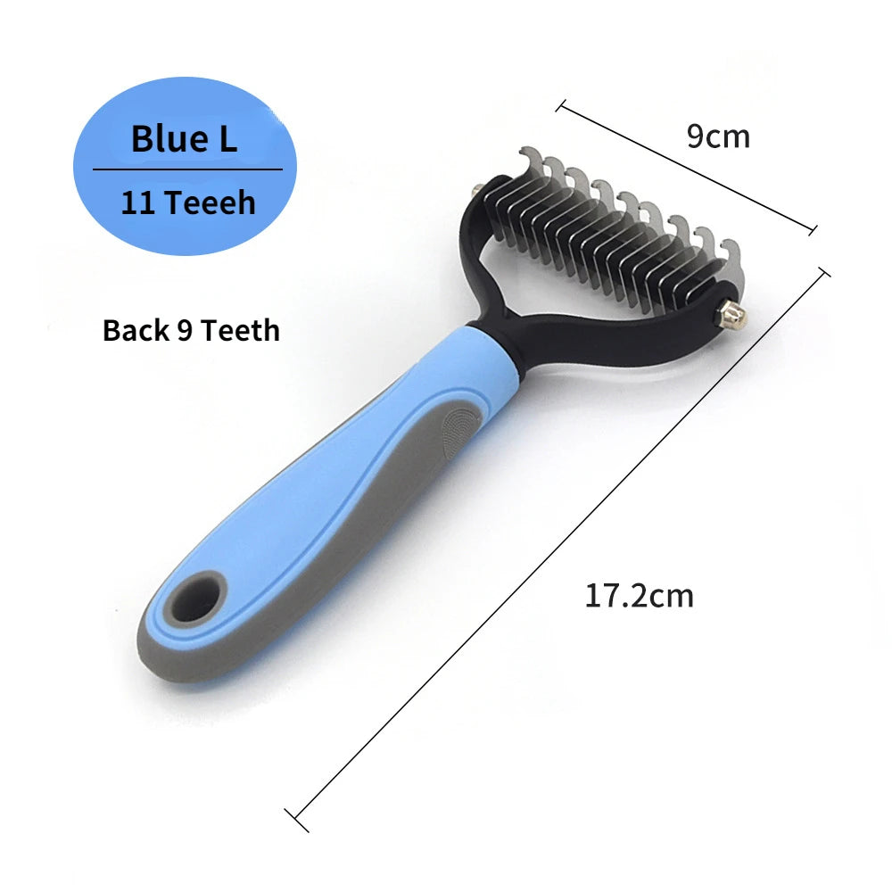 Professional Stainless Steel Pet Deshedding Grooming Brush