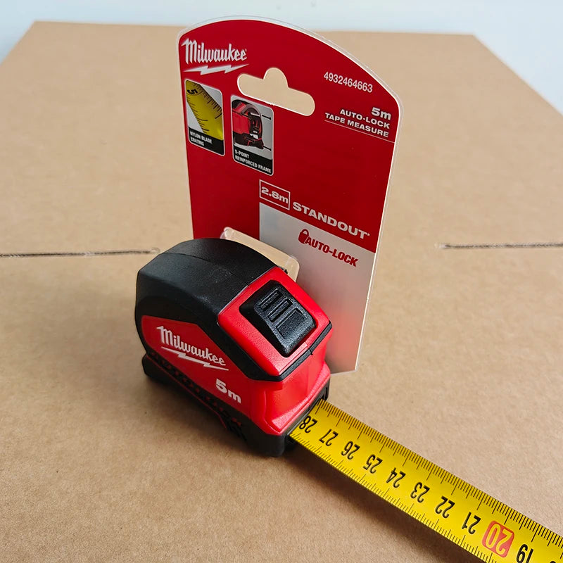 Milwaukee Tape Measure Series 5m/8m/10m AutoLock Magnetic Heavy Duty Measuring Tape for Construction Woodworking DIY