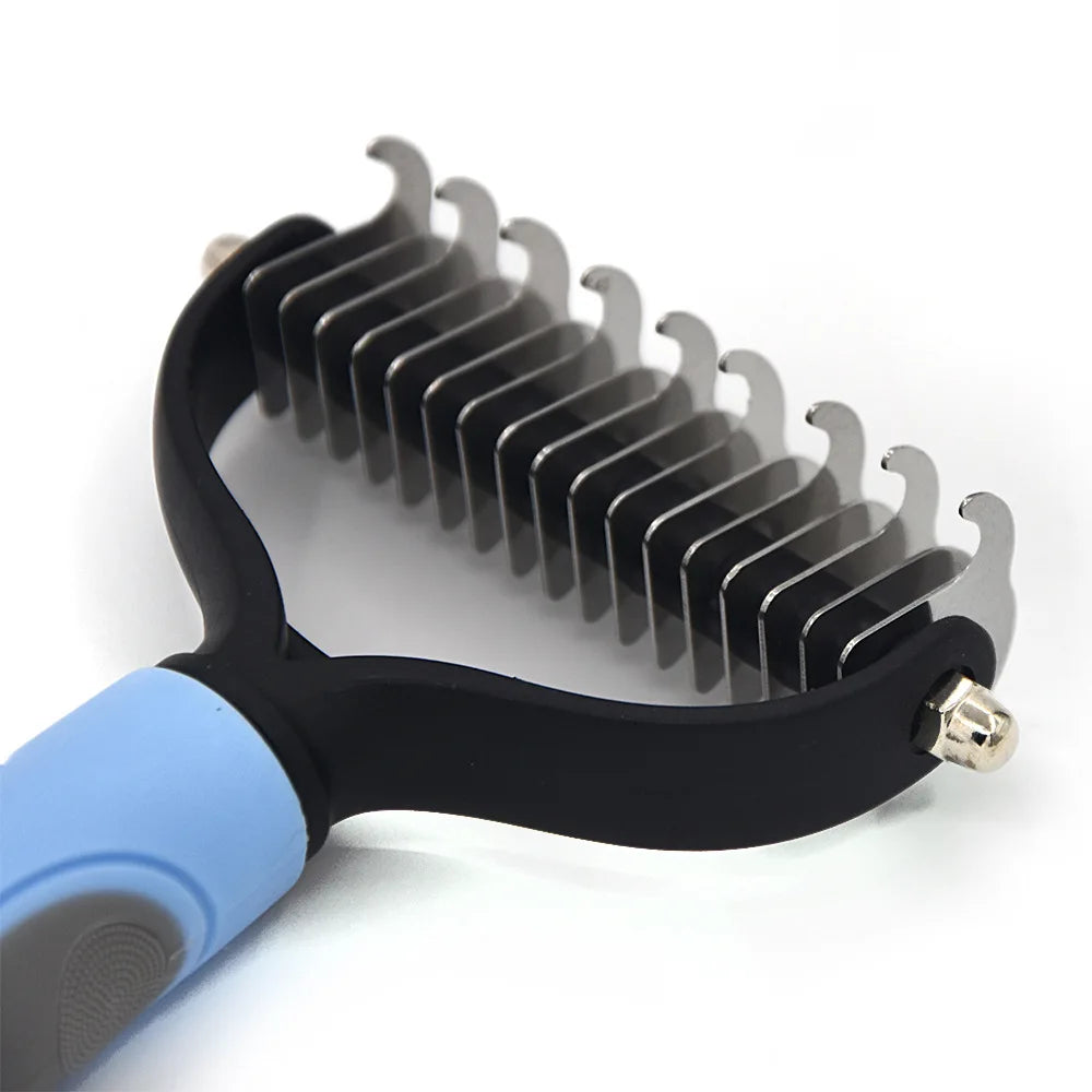 Professional Stainless Steel Pet Deshedding Grooming Brush