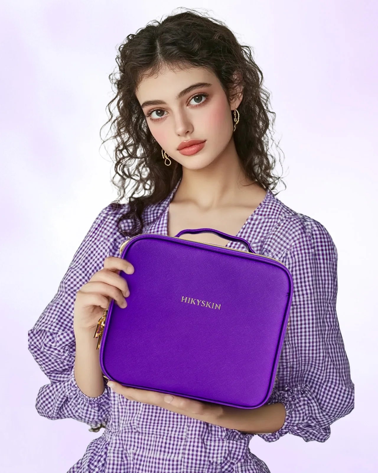 Portable Makeup Bag Travel Waterproof Necessary Beauty Brush Embroidery Tool Storage Cosmetic Case Professional Makeup Box