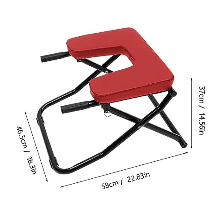 Yoga Headstand Bench Yoga Inversion Chair Bench Ideal for Home Workout, Fitness and Gym