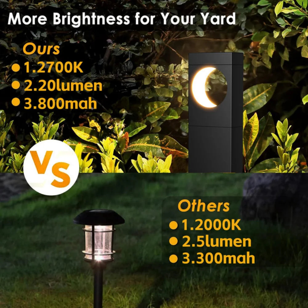 4/6Pack Super Bright Solar Lights for Outdoor Decor