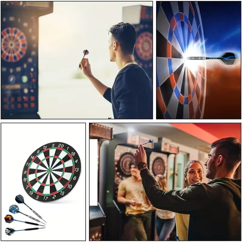 TRALOW 6pcs Professional Darts Combined with Steel Tips - Durable Metal Darts for Improved Accuracy,for Training And Competitive