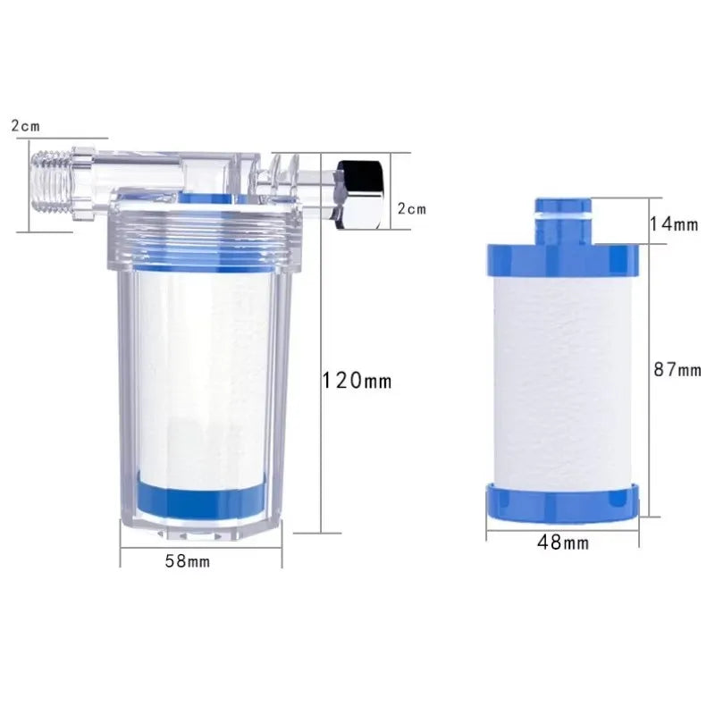 Multipurpose Water Filter Replaceable Cartridge Water Heater Front Filter Shower Bath Water Purifier Washing Machine Pre-filter