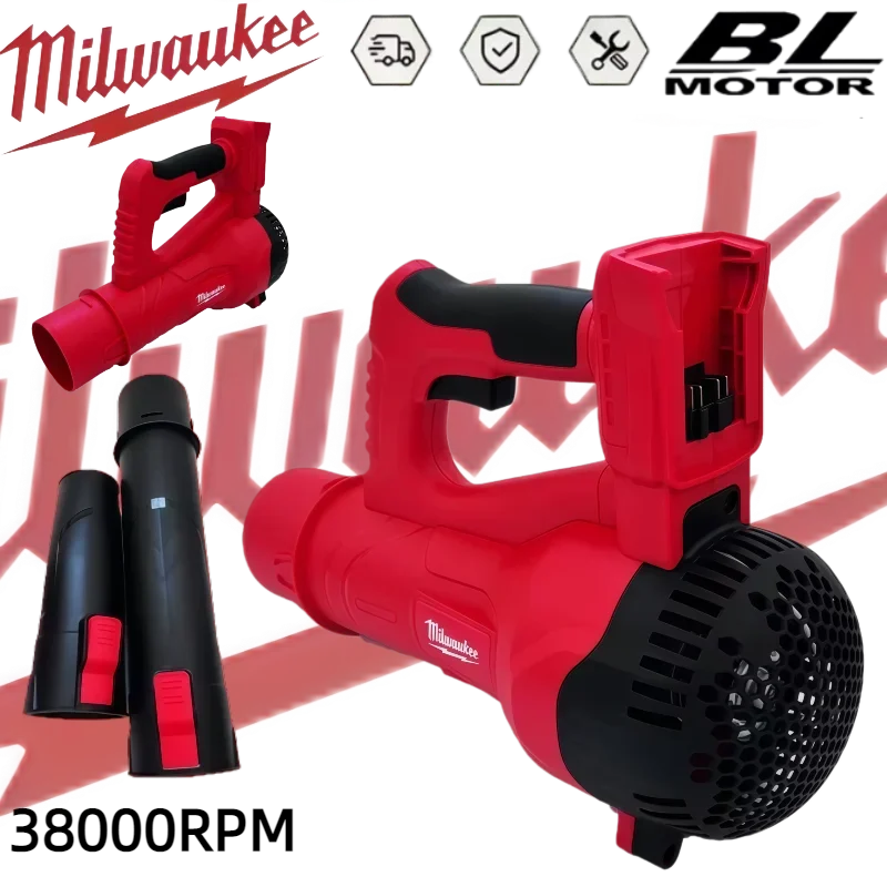 Milwaukee Cordless Efficient Leaf Blower 38000RPM Clean Air Blower Brushless Handheld Turbo Blower Power Tool 18V Battery
