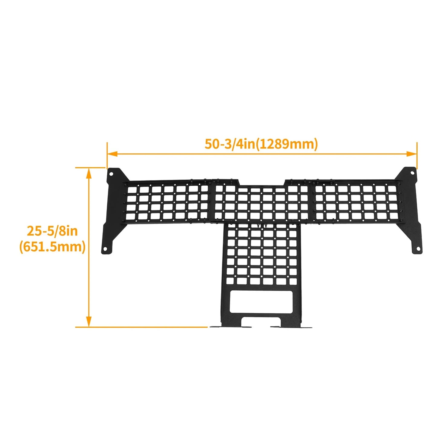 For Jeep Wrangler JL JLU Gladiator JT 18-2026 Overhead Molle Panel Roof Rack