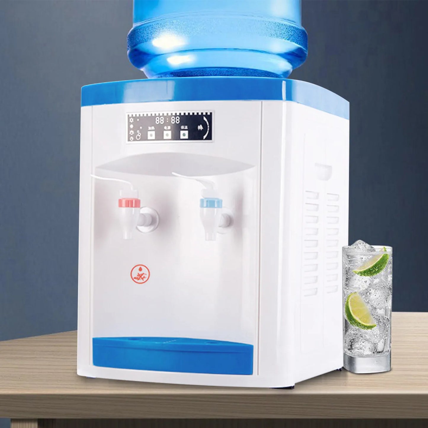 5 Gallon Hot Cold Water Dispenser Countertop Water Cooler Dispenser TOP Loading
