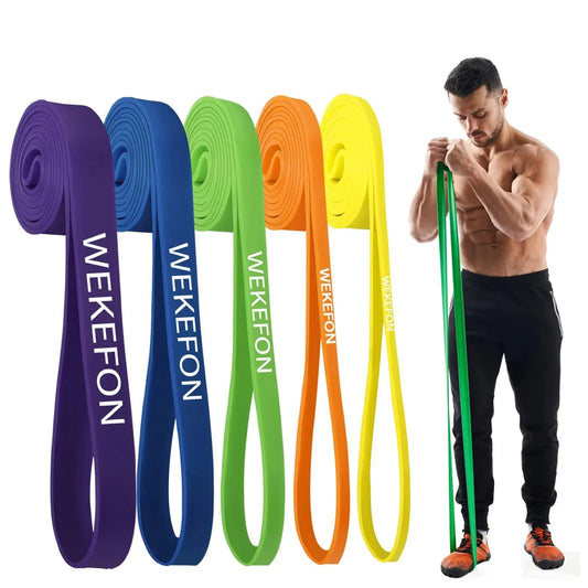 Resistance Bands Set of 5 Pull Up Assist Bands Stretch