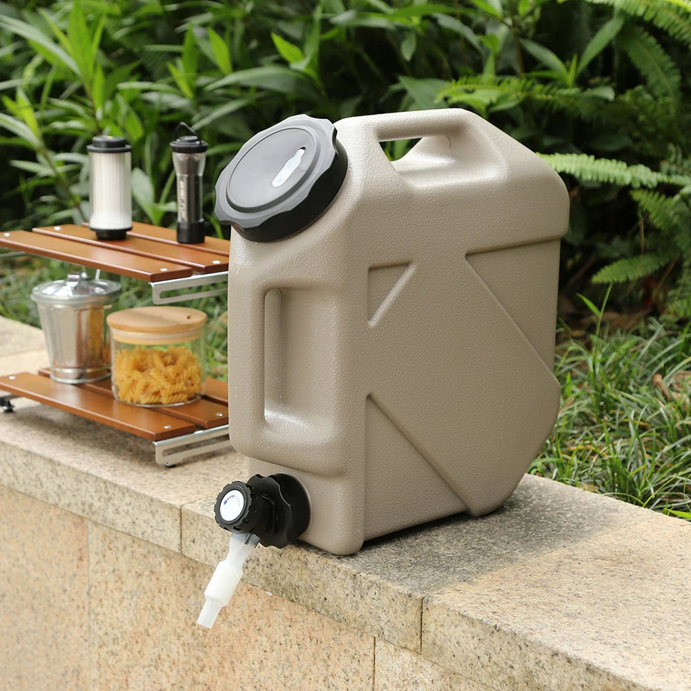 Outdoor Water Bin Camping Bucket With Detachable Faucet