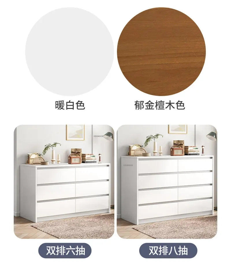 Modern MDF Living Room Cabinet Househol Living Room Furniture Against The Wall Chest Of Drawers Bedroom Storage Cabinet