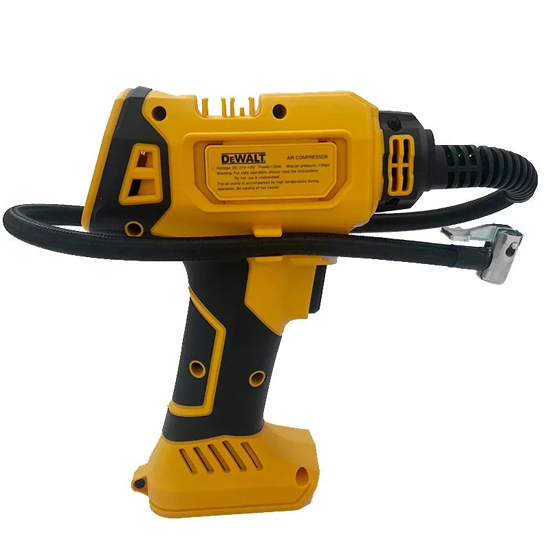 Dewalt Cordless Electric Air Pump Compressor Automatic with Digital Pressure Gauge for Car Tire Inflator  Rechargeable Handheld