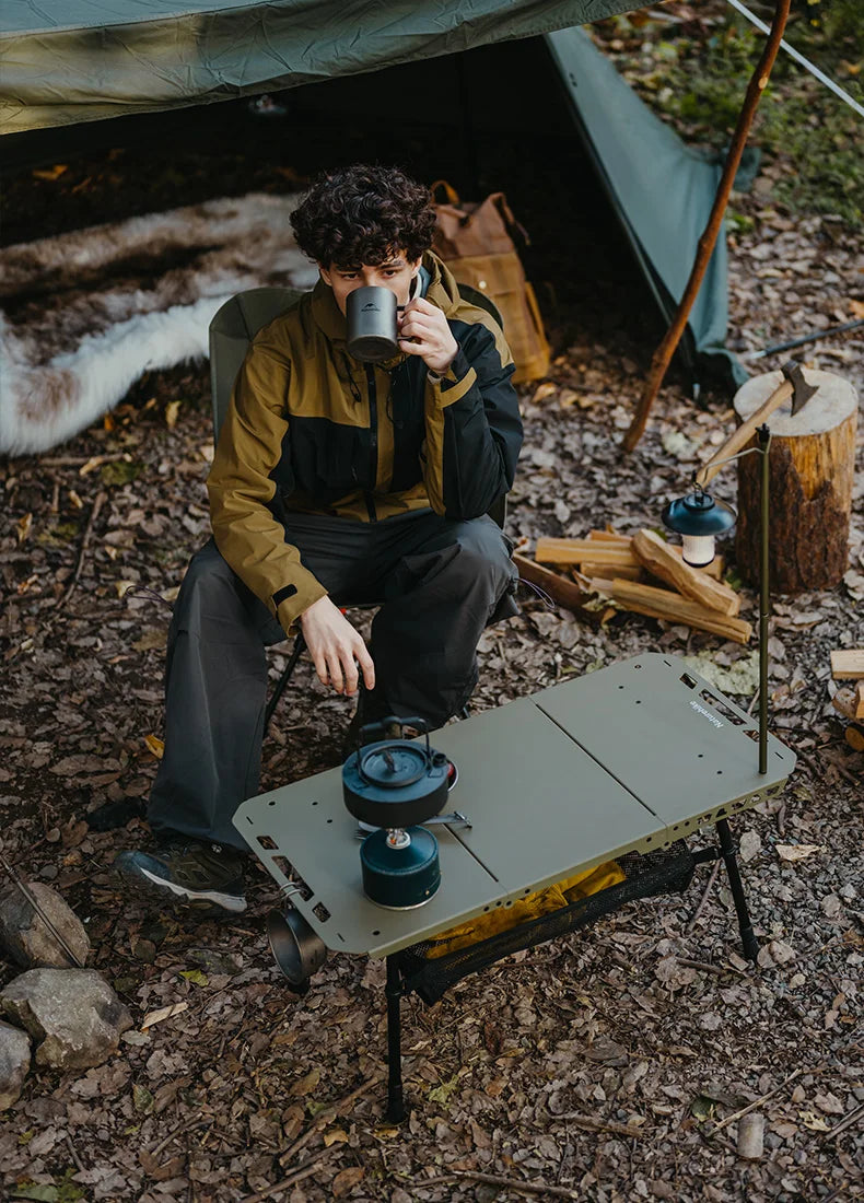 Naturehike H02 IGT Table Camping Multifunctional Tactical Table Height Adjustable Desk Kitchen Folding Table BBQ Picnic