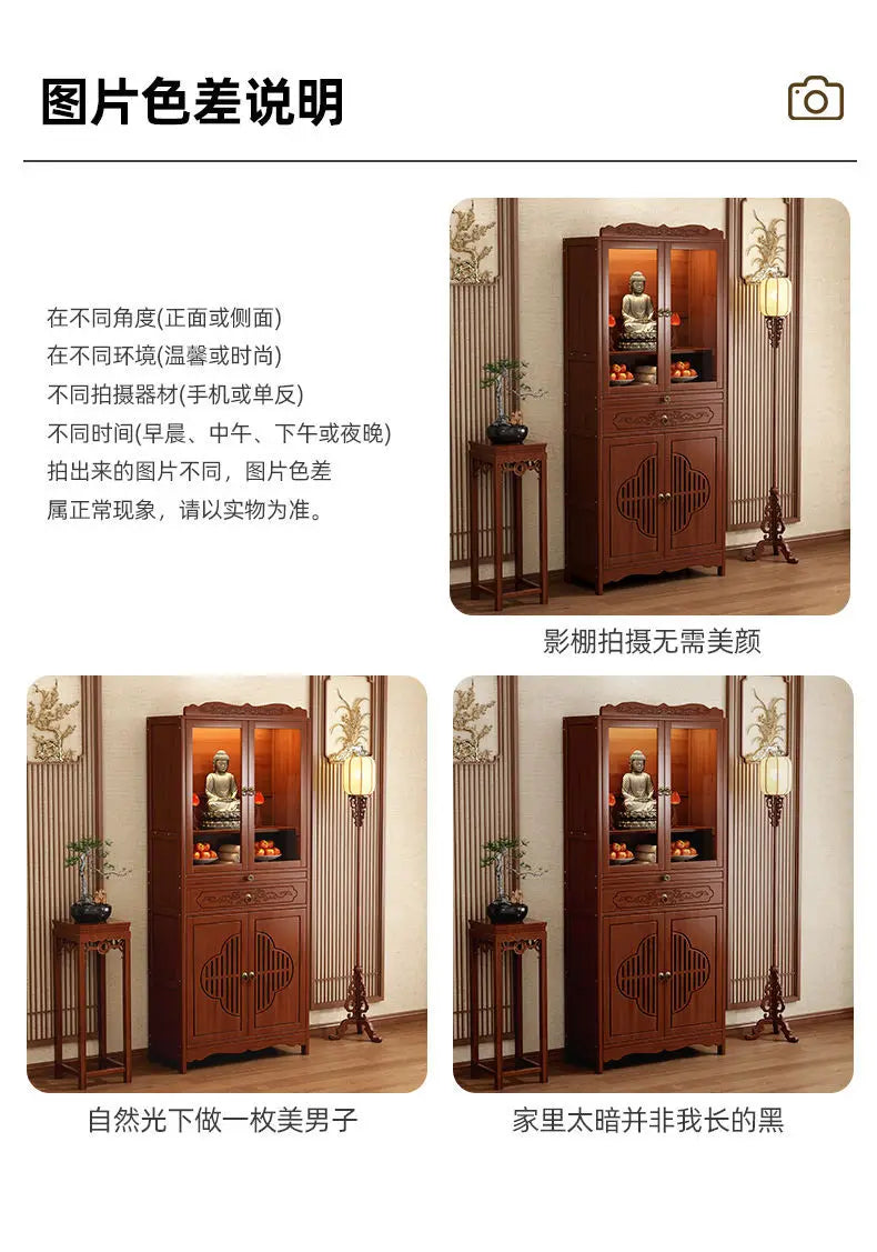 Non-solid Wood Living Room Cabinets Incense Stand Household Buddha Altar Living Room Cabinets Chinese-style Furniture Kast JTC