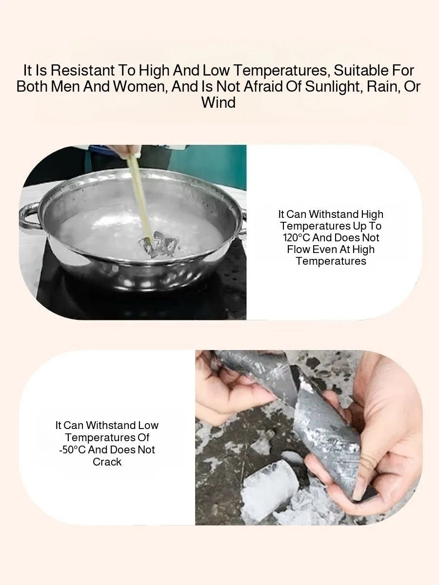 Waterproof Adhesive Leak Repair Concrete Crack Filler - Quick Setting High Strength Sealant for Roof Wall Floor Pool Leakage Fix