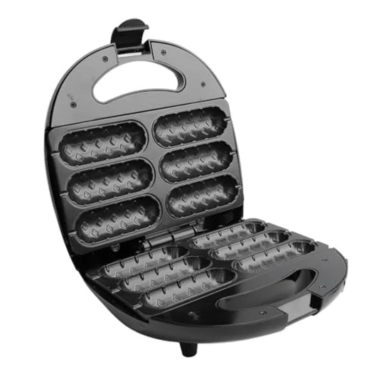 850W Nonstick Sausage Roll Maker for 6 Hot Dogs on Stick Pizza Pocket Hot Pie Chocolate Roll Cake BBQ Multifunctional Cooking B