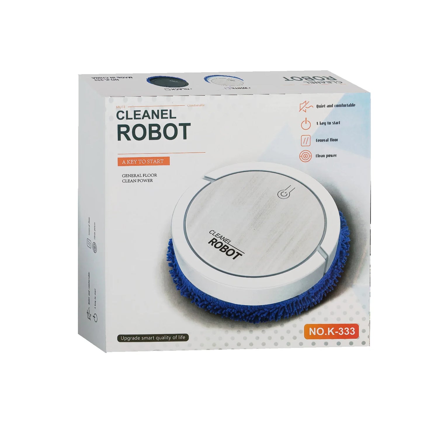 Smart Sweeping and Mop Robot Vacuum Cleaner Dry and Wet Mopping Rechargeable Robot Home Appliance with Humidifying Spray