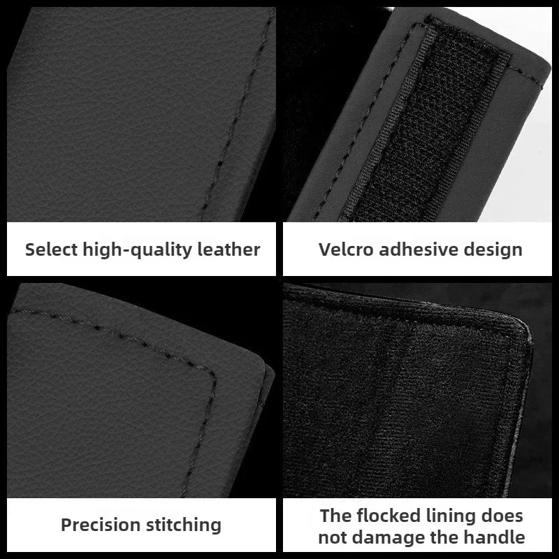 Car Roof Armrest Decoration Soft Leather Cover Pull Handle Gloves Protection Ceiling Handle Protective Car Interior good 2026