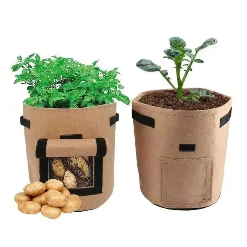3Styles Felt plant grow bags nonwoven fabric garden potato pot greenhouse vegetable growing bags moisturizing vertical tools