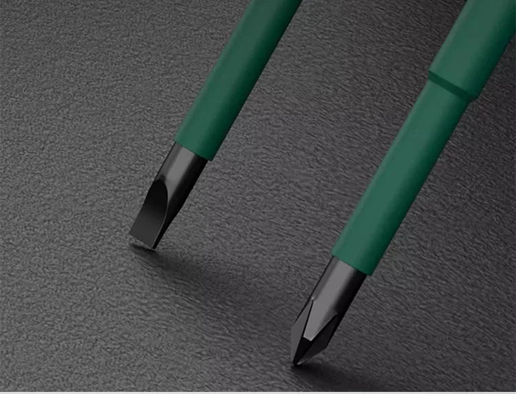 GREENERY Insulated Electrician Screwdriver Current-Isolate Phillips Flat Driver Magnetic Slotted Cross Screwdrivers for Repair